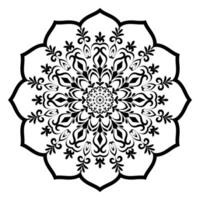 lujo, elegante y creativo mandala modelo diseño vector