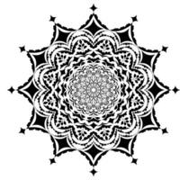 lujo, elegante y creativo mandala modelo diseño vector