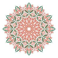 lujo, elegante y creativo mandala modelo diseño vector