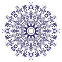 lujo, elegante y creativo mandala modelo diseño vector