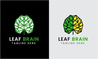 Tree brain logo concept. Human mind, mind growth, human brain with power bulb, brain with leaf, logo concept idea symbol, brain recharge, brain improve vector