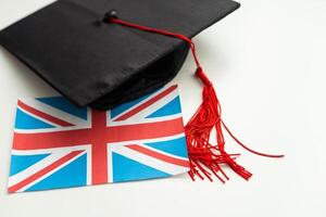 Study in United Kingdom University - Illustration, Icon, Logo, Clip Art or Image for Cultural, Educational or State Events. Celebrating Scholarship Award on Summer. High Quality Education country photo