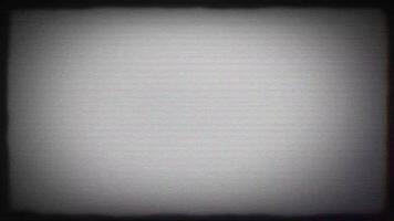 a black and white television screen with a white background video