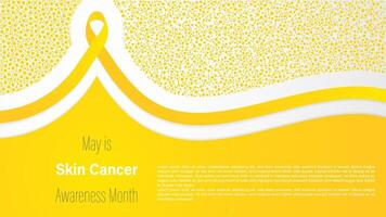 May is Skin Cancer Awareness Month, illustration vector