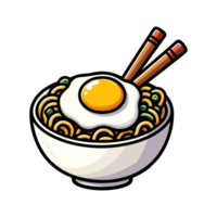 noodle and egg icon png