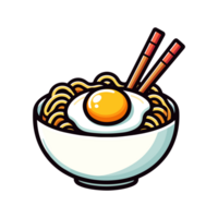 noodle and egg icon png