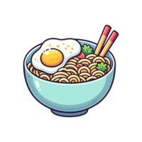 noodle and egg icon png