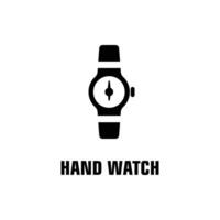 hand watch or logo design isolated sign symbol illustration - high quality line style icon vector