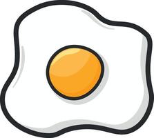 scrambled egg drawing without background vector