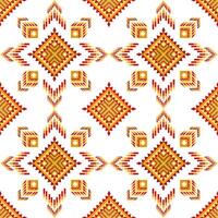 Pixel fabric pattern ethnic oriental traditional design for clothing fabric textile seamless pattern fabric print vector
