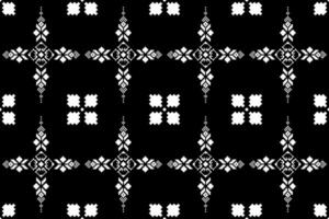 Pixel pattern ethnic oriental traditional. design fabric pattern textile African Indonesian Indian seamless Aztec style abstract illustration vector