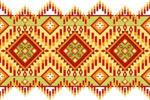 Pixel fabric pattern ethnic oriental traditional design for clothing fabric textile seamless pattern fabric print vector