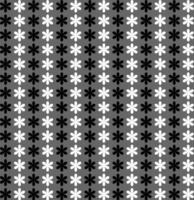 Monochrome floral pattern on gray background vector