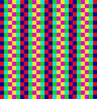 Abstract geometric background in the form of a mosaic of multi-colored squares vector