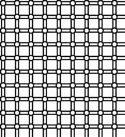 Black geometric pattern on white background vector