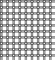 Black geometric pattern on white background vector