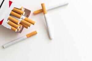 A image of pack of cigarettes photo