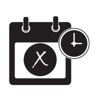 deadline icon illustration design template vector