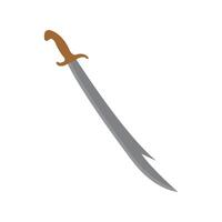 zulfikar sword icon illustration design template vector