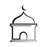 prayer room icon illustration template design vector