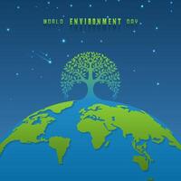 World Environment day. Happy Environment day, 05 June. simple design for greeting card vector