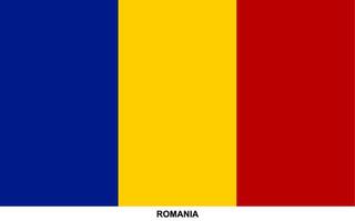 Flag of ROMANIA, ROMANIA national flag vector