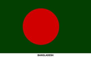 Flag of BANGLADESH, BANGLADESH national flag vector