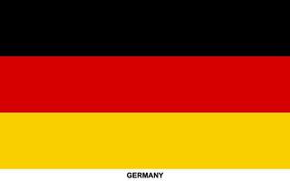 Flag of GERMANY, GERMANY national flag vector