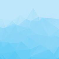 Abstract blue gradient polygon vector