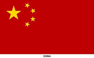 Flag of CHINA, CHINA national flag vector