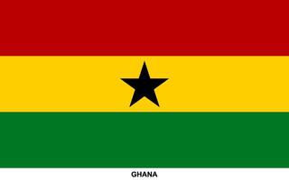 bandera de Ghana, Ghana nacional bandera vector