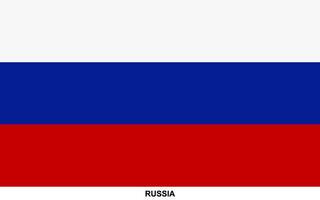 Flag of RUSSIA, RUSSIA national flag vector