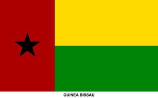 bandera de Guinea bisáu, Guinea Bissau nacional bandera vector