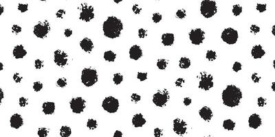 Grunge dots pattern. Hand painted seamless pattern with different circles, dots, stamps. Background for wallpaper, print on fabric, wrapping paper. vector