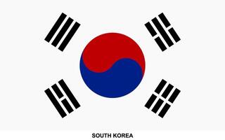 Flag of SOUTH KOREA, SOUTH KOREA national flag vector