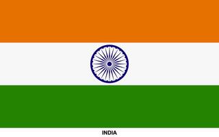 Flag of INDIA, INDIA national flag vector