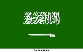 Flag of SAUDI ARABIA, SAUDI ARABIA national flag vector