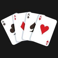 Playing card spade are stacked clipart vector