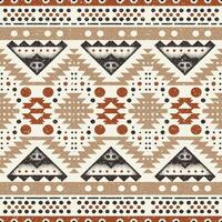 Ethnic abstract ikat art. Seamless pattern in tribal, folk embroidery, and Mexican style. Aztec geometric art vector