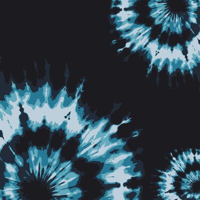 Tie Dye Navy Blue Black background