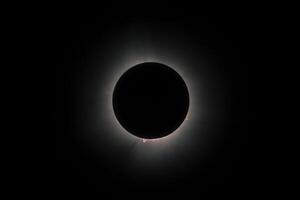 Total Solar Eclipse - Corona and Solar Flares, Totality photo