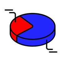 Diagram with exit poll icon. Elections, analysis, evote, check stamps, voting, candidate, voter, polling station, president, parliament, electronic voting, debate, election campaign. vector