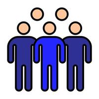Debate set icon. Two figures high fiving, representing agreement, collaboration, teamwork, political discussion, debate, argument, consensus, partnership, unity. vector
