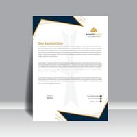 New letterhead design in completely new style, For your company. vector