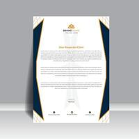 Brand-new letterhead design for your business in an entirely new aesthetic. vector