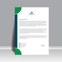 Business style letterhead template design for your project, editable design. vector