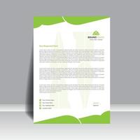 Template for designing business letterheads for documents vector