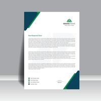 Simple and clean design professional letterhead template, for your project, editable design. vector