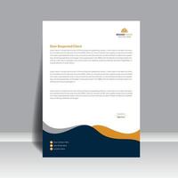 Creatively designed letterhead featuring imaginative color schemes. For your company. vector