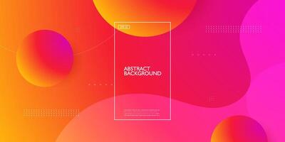 Dynamic orange and purple gradient textured background design in 3D style with orange color. Eps10 vector